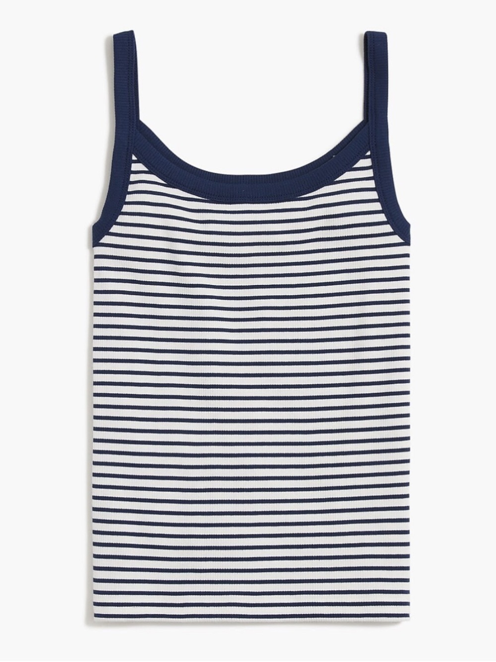 BNWT J. Crew Factory Slim Striped Strappy Ribbed Tank Top